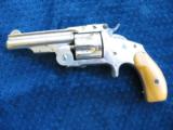 Excellent Smith &Wesson First Model Baby Russian. Excellent Mechanics. Bone Grips. - 1 of 14