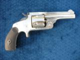 Antique Smith & Wesson 2nd Model SA .38. Lots of finish. Excellent Mechanics. - 4 of 12