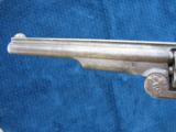 Antique Smith & Wesson 2nd Model American. Excellent Mechanics. Some Finish Remaining. - 5 of 13