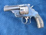 Antique Smith & Wesson DA .44 Russian. Lots Of Original Blue. Cut Barrel. Factory Letter. - 1 of 15