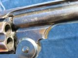 Antique Smith & Wesson DA .44 Russian. Lots Of Original Blue. Cut Barrel. Factory Letter. - 13 of 15