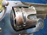 Antique Smith & Wesson DA .44 Russian. Lots Of Original Blue. Cut Barrel. Factory Letter. - 15 of 15