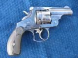 Antique Smith & Wesson DA .44 Russian. Lots Of Original Blue. Cut Barrel. Factory Letter. - 2 of 15