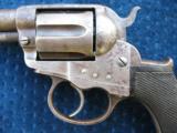 Antique Colt 1877 DA Lightning.38 Factory Letter One PC Wood Grips Excellent Mechanics - 3 of 15