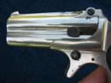 Antique Remington Double Derringer.41 RF. Excellent Hinge and Mechanics. Most all The Finish. - 2 of 15
