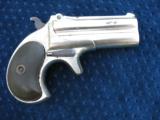 Antique Remington Double Derringer.41 RF. Excellent Hinge and Mechanics. Most all The Finish. - 4 of 15