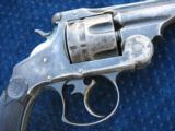 Antique First Model Smith & Wesson .44 Russian Double Action Revolver. Scarce 4" Barrel. Like New Mechanics. Minty Bright Bore... - 7 of 14