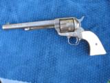 Antique Colt SAA .45 .. 71/2" Barrel.. Real Pearl Grips. Factory Letter. MFG 1883. Priced Right !!!! - 1 of 15