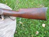 Rare Whitney Kennedy Rifle. Round barrel. 44-40. Very Early S/N With "S" Shaped Lever. Very Strong Bore. - 6 of 15