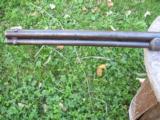 Rare Whitney Kennedy Rifle. Round barrel. 44-40. Very Early S/N With "S" Shaped Lever. Very Strong Bore. - 8 of 15