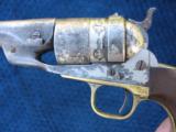 Antique 1860 Colt Conversion First Model. .44 Colt Center Fire. 80% Cylinder Scene. Excellent Like New Mechanics. Some Finish. - 3 of 15