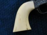Antique Colt Single Action .45 Caliber With Ivory Grips and Factory Letter. - 10 of 15