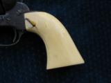 Antique Colt Single Action .45 Caliber With Ivory Grips and Factory Letter. - 3 of 15