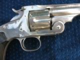 Antique Smith & Wesson New Model # 3 Single Action. .44 Russian Caliber. Tight Like New. Some Finish Remaining. All Matching. - 7 of 15