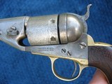 RARE Antique Colt 1861 Conversion. 7 1/2" Barrel..38 Caliber Center Fire. Matching. Excellent Bright Bore. Tight As New. 75% Cylinder Scene. - 3 of 15