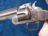 Antique Rare Smith & Wesson American "Transition" .44 American Caliber. Excellent Mechanics. Traces Of Blue. 100% Original Throughout. - 3 of 15