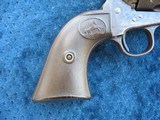 Antique Colt SAA. .45 Caliber. 4 3/4" Barrel. Like New Mechanics.. With Factory Letter. 100% Original.. Traces Of Finish. Priced Right !!!!! - 7 of 15
