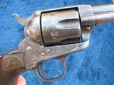 Antique Colt SAA. .45 Caliber. 4 3/4" Barrel. Like New Mechanics.. With Factory Letter. 100% Original.. Traces Of Finish. Priced Right !!!!! - 6 of 15