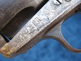 Antique Colt SAA. .45 Caliber. 4 3/4" Barrel. Like New Mechanics.. With Factory Letter. 100% Original.. Traces Of Finish. Priced Right !!!!! - 13 of 15