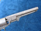 Antique Early 3rd model 1851 Colt Navy Revolver. MFG 1852. Completely Matching S/N. Crisp Mechanics. Very Good Bore. - 7 of 15
