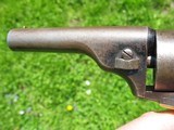 Antique Colt Pocket Conversion Type 5. .38 Long Colt Center Fire. Nice Blue And Case Colors. Excellent Mechanics. - 6 of 15