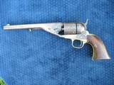 Antique Colt 1861 Navy Navy Conversion. .38 Long Colt Center Fire. Some Finish. Excellent Mechanics. 100% Correct. - 1 of 15