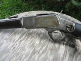 Antique 1873 Winchester Saddle Ring Carbine 44-40..... Special Order Nickel Plated With Factory Letter 1883. - 7 of 15