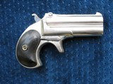 Antique Remington Derringer Type 3. Perfect Hinges. Good Bores. Excellent Mechanics Rotating Firing Pins. Includes Two Rounds Original .41 RF. - 5 of 15