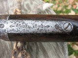 Antique 1873 Winchester 44-40 Caliber. Octagon Barrel. Original And Honest. Shootable Bore. - 10 of 15