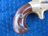 Antique Colt Thuer Derringer. Early 2nd Model With High Hammer And Tight Grip Curl. Fine Bore,Grips. Excellent Mechanics. All Matching. - 2 of 13