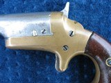 Antique Colt Thuer Derringer. Early 2nd Model With High Hammer And Tight Grip Curl. Fine Bore,Grips. Excellent Mechanics. All Matching. - 6 of 13