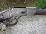 Antique 1873 Winchester. 44-40 Round Barrel. Very Good Bore. All Original And Honest.. Excellent Mechanics. MFG 1886... Cody Worksheet... - 3 of 15