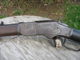 Antique 1873 Winchester. 44-40 Round Barrel. Very Good Bore. All Original And Honest.. Excellent Mechanics. MFG 1886... Cody Worksheet... - 7 of 15