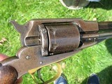 Antique Rare Remington Navy Revolver Conversion To .38 Caliber Center Fire. Lots Of Finish. Like New Mechanics. Bright Mint Bore.!!! - 6 of 15