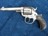 Excellent, Rare Colt "Lightning" 1877 DA Sheriffs Model {no ejector}
With 4 1/2" Barrel With Matching Belt And Holster. Excellent mech - 2 of 15