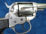 Excellent, Rare Colt "Lightning" 1877 DA Sheriffs Model {no ejector}
With 4 1/2" Barrel With Matching Belt And Holster. Excellent mech - 7 of 15