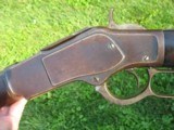 Above Average Antique 1873 Winchester 44-40 With 24" Octagon Barrel. Near excellent Bright Bore. Some Finish. Perfect Like New Mechanics. - 3 of 15