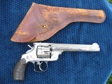 Excellent Antique Smith & Wesson Double Action "Frontier Model" 44-40 Caliber. Excellent Like New Mechanics With Original Holster... - 1 of 14