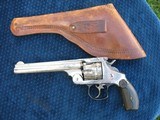 Excellent Antique Smith & Wesson Double Action "Frontier Model" 44-40 Caliber. Excellent Like New Mechanics With Original Holster... - 4 of 14