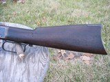 Antique 1873 Winchester. Octagon Barrel. 38-40 Caliber. Good Strong Bore. Good Traces of Blue. Excellent Mechanics.. - 7 of 15