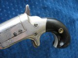 Antique Colt Thuer Derringer. Type 3, Second Issue With High Hammer Spur and Tight Grip Curl. Mint Bore. 95% Condition. - 3 of 15