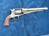 Antique Remington Navy Factory Conversion. 38 Long Colt Center Fire. Mint Bore and Chambers. Crisp and tight As New. - 1 of 15