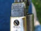 Antique Very Early Colt 1849 Pocket. S/N 21515 MFG. 1851. 75% Cylinder Scene. Very Crisp and Tight. - 9 of 15