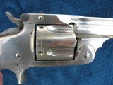 Antique Smith & Wesson .38 Caliber 2nd Model Single Action. Tight As New. 95% Original Nickel Excellent !!! - 3 of 15