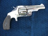 Antique Smith & Wesson 1st Model Baby Russian. Tight As New. 97% Factory Nickel Finish. Fantastic Little Jewel. - 5 of 15