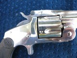 Antique Smith & Wesson 1st Model Baby Russian. Tight As New. 97% Factory Nickel Finish. Fantastic Little Jewel. - 7 of 15