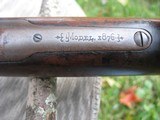Antique Winchester 1876. 45-75 Caliber Round Barrel. Very Nice Bore. 80% Barrel Blue. Excellent Mechanics and Wood. Excellent Shooter !!! - 14 of 19