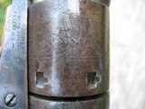 Antique Colt 1861 Navy Navy Conversion Rare .R.W.M. Marked Barrel. 38 Center Fire. Nice Blue And Lots Of Case Colors. 80% Cylinder Scene. Ex Mechanics - 19 of 20
