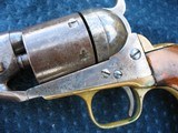Antique Colt 1861 Navy Navy Conversion Rare .R.W.M. Marked Barrel. 38 Center Fire. Nice Blue And Lots Of Case Colors. 80% Cylinder Scene. Ex Mechanics - 3 of 20