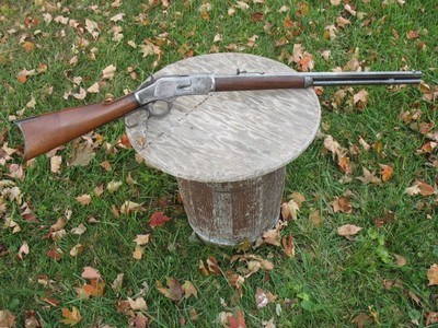 Antique Winchester 1873 In 38-40 Octagon Barrel. With Working Set Trigger, Excellent Bright And Shiny Bore. Functions And Shoots Like A New Gun.